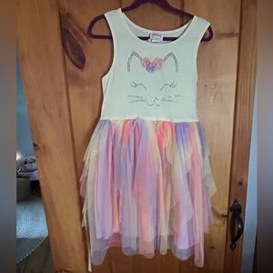 Little girl kitty cat sequin sparkle dress.